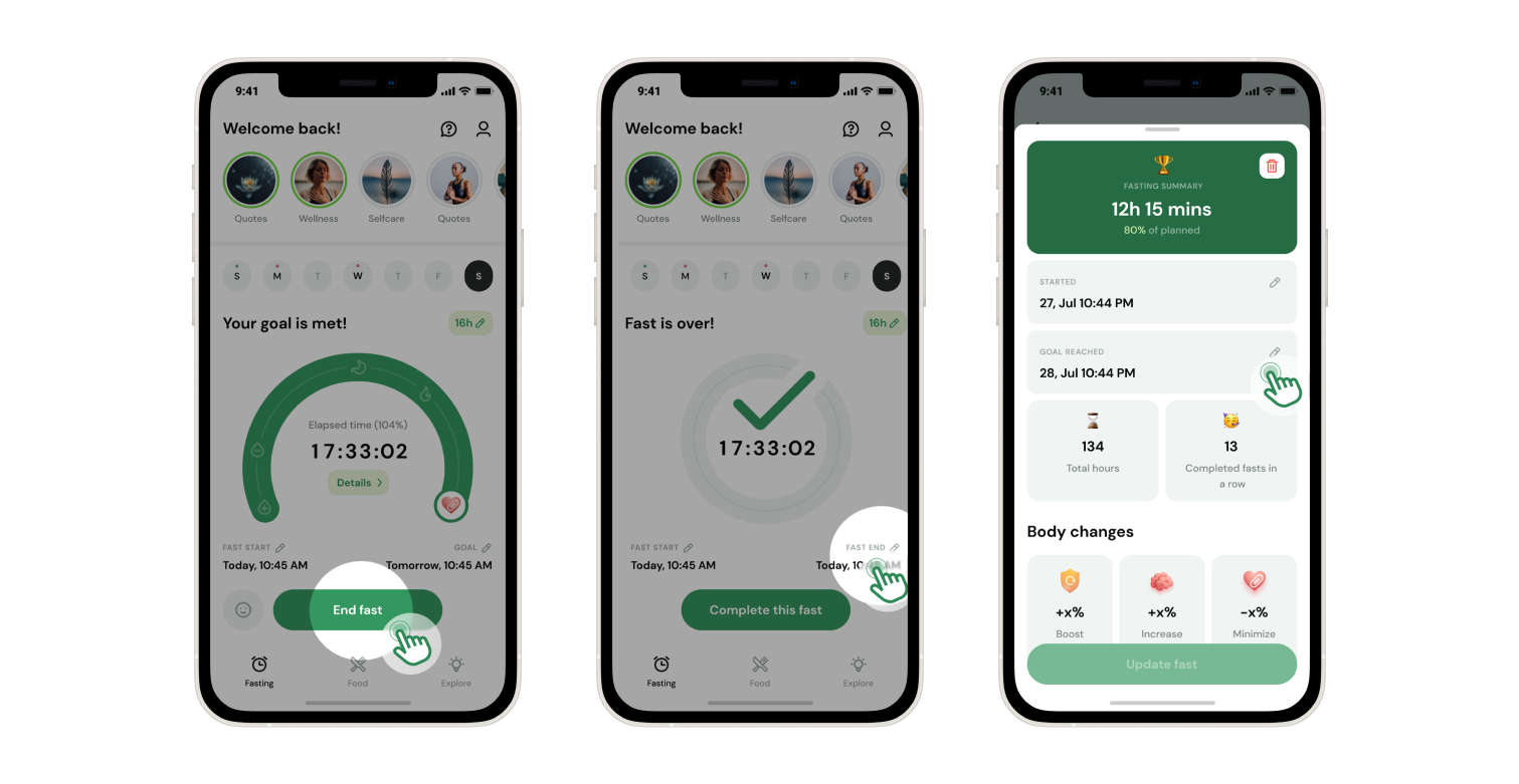 I forgot to end my fasting time.png